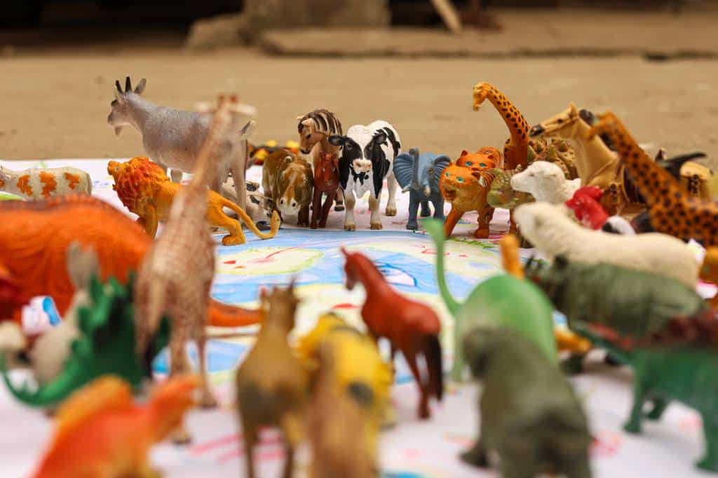 jouets animaux Noël