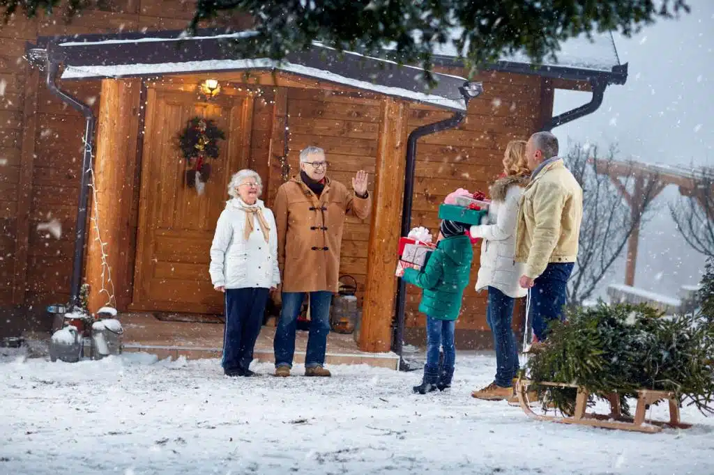 activités en famille à la neige