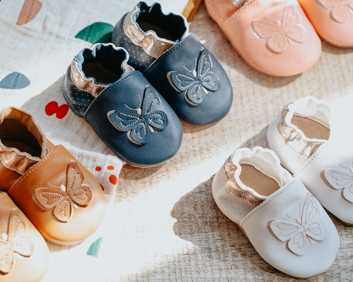 chaussons souples pour bébés