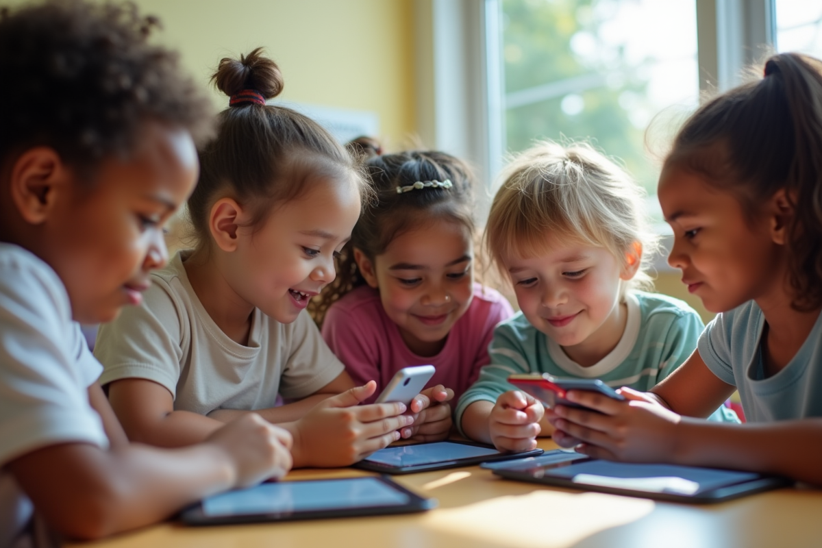 enfants médias