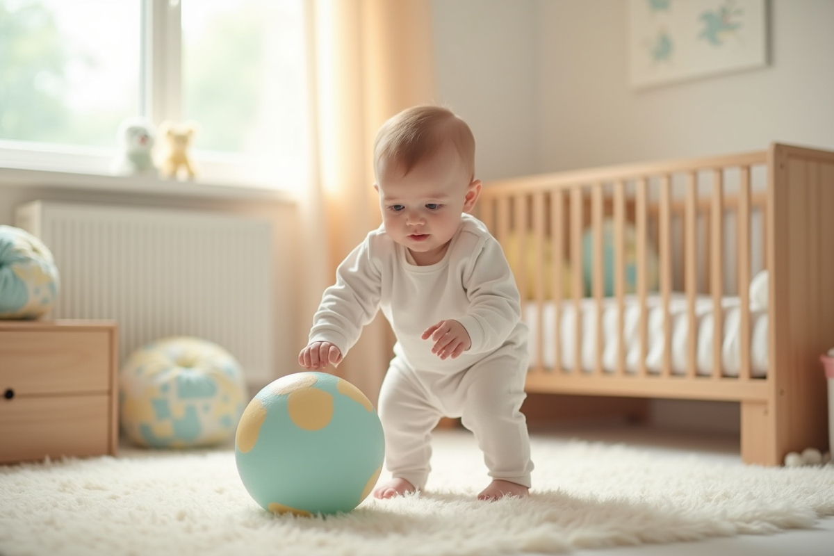 bébé balle