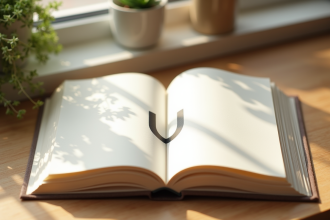 Livre de noms pour bébé ouvert sur la lettre U avec lumière naturelle
